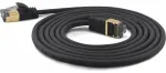 Wantec SSTP CAT7 Patchkabel Ste. CAT6a d=4mm 20,00m Black