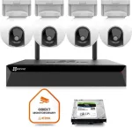 Wi-Fi stebėjimo sistema EZVIZ 4x HB8 2K+ (4MP) tipas-C