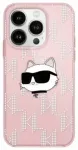 Karl Lagerfeld KLHCP13XHKLPCHP iPhone 13 Pro Max 6.7" rožinis|pink kietas dėklas IML Choupette Head & Monogram