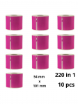 Dymo 99014 S0722430 Pink etiketės ritinys Dore analoginė komplektas 10 vienetų