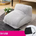 Pėdų &scaron;ildytuvas &scaron;iltoms pėdoms ir komfortui - Pilka 5V (USB tipo laikmačio temperatūros valdymas)