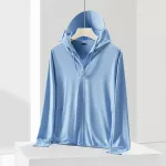 Džemperis apsaugantis nuo saulės spindulių - Vyras / &Scaron;viesiai mėlyna / 2XL