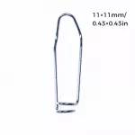 Augalų tvorelių sujungimo kilpos - 11 mm x 11mm / 20 vnt.