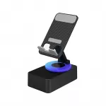 Mobiliojo telefono laikiklis su Bluetooth garsiakalbiu - Juoda