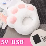 Pėdų &scaron;ildytuvas &scaron;iltoms pėdoms ir komfortui - Balta letenėlė 5V (USB tipo)