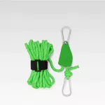 StrongLine&trade; vėjui atsparus lynas su skriemulio reguliavimu - Žalia ( 2 vnt.) / L (6MM X 5M)