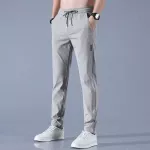 Naujo stiliaus unisex greitai džiūstančios elastinės kelnės - &Scaron;viesiai pilka (vyri&scaron;ki） / 3XL