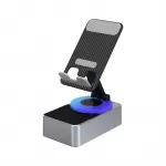 Mobiliojo telefono laikiklis su Bluetooth garsiakalbiu - Pilka