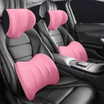 Ergonominės pagalvėlės nugarai ir kaklui - Rožinė / Kaklo pagalvėlė
