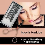 Magnetinių blakstienų rinkinys - Ilgos ir tankios