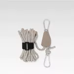 StrongLine&trade; vėjui atsparus lynas su skriemulio reguliavimu - Ruda ( 2 vnt.) / L (6MM X 5M)
