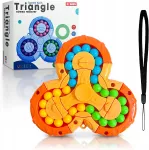 &bdquo;Fidget Bean&ldquo; žaislas - Oranžinė 3 pusės