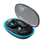 Kaulų laidumo Bluetooth ausinės miegui ir sportui - Juoda