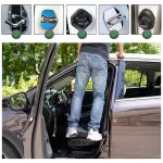 Automobilio durelių pakabinamas laiptelis - Juoda