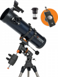 Teleskopas Celestron Astromaster Reflector 130EQ su telefono adapteriu T2-Barlow
