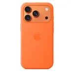 Apple iPhone 17 Pro silikono dėklas su MagSafe oranžinis (MGFE4ZM/A)