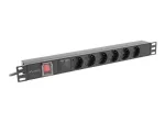 Serverio priedas Lanberg Power Distrubution Unit PDU (PDU-06F-0200-BK)
