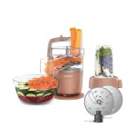 Virtuvinis kombainas Kenwood MultiPro Go Blend FDP23.380RD, 900 W, 1,3 l dubuo, molio raudonas (FDP23.380RD)