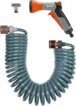 Gardena Spiralinis 9mm 10m rinkinys su impulsiniu du&scaron;u ir sistemos elementais 04647-20