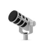 Dinaminis mikrofonas R&Oslash;DE PodMic USB, XLR ir USB-C, baltas (PODMICUSBW)