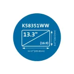 Privatumo filtras ne&scaron;iojamajam kompiuteriui Kensington MagPro, magnetinis, 13,3&Prime; 16:9 (K58351WW)
