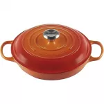 le creuset Ketaus seklus puodas 30 cm / 3,5 l oranžinis