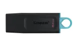 Kingston Technology DataTraveler Exodia USB atmintukas 64 GB USB A tipo 3.2 Gen 1 (3.1 Gen 1) Juoda, Turkis (DTX/64GB-2P)