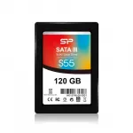Silicon Power SSD 120GB 6.3cm SATAIII S55 3D Nand Juodas