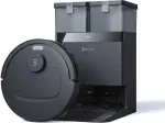 Robotas dulkių siurblys su plovimo funkcija Ecovacs DEEBOT T30e OMNI, 25 000 Pa, juodas (T30E BLACK EU)