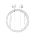 Joyroom laidinės ausinės į ausį su nuotoliniu valdymu ir mikrofonu, 3,5 mm lizdas, Baltas EU (JR-EW01)