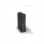 LevelOne Industrinis jungiklis 5xFE/IP30+DIN Metalinis
