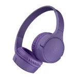 Belaidės vaiki&scaron;kos ausinės Belkin SoundForm Mini, Bluetooth, 85 dB riba, violetinės (AUD002hqPUV3)