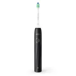 Elektrinis dantų &scaron;epetėlis Philips Sonicare 2100, juodas, su kelioniniu dėklu (HX4023/02)