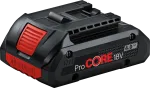 Akumuliatorius Bosch Professional ProCORE18V, 18 V, 4,0 Ah (1600A016GB)