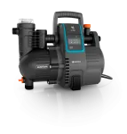Automatinis namų ir sodo siurblys Gardena smart 5000/5, 1300 W, 5000 l/h, 5 bar, pilkas (19080-20)