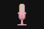 USB mikrofonas Razer Seiren V3 Chroma 32-Bit DSP, superkardioidinis, RGB, rožinis Quartz (RZ19-05990300-R3M1)
