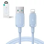 Joyroom USB - Lightning duomenų kabelis, 2.4A, 480Mb/s, 1.2m Mėlynas