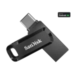 USB atmintinė SanDisk Ultra Dual Drive Go 2 TB, USB-C ir USB-A, juoda (SDDDC3-2T00-G46)