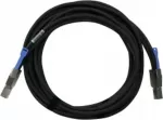 Qnap CAB-SAS30M-8644 SAS kabelis 3 m Juodas, Metallic