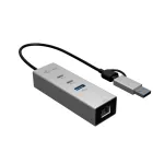 USB-C &scaron;akotuvas i-tec Metal HUB 3 su 2,5G LAN (CAMETALG325HUB)