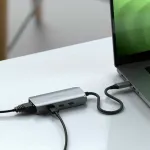 USB-C &scaron;akotuvas Satechi 4-in-1, 3x USB-C 3.2 Gen 2, 2,5G Ethernet (ST-H3C25EM)