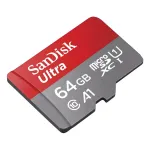 Atminties kortelė SanDisk Ultra microSDXC 64 GB, A1, Class 10, UHS-I (SDSQUAB-064G-GN6FA)