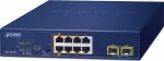 PLANET 2 prievadų 10/100/1000T 802.3bt Nemanaged Gigabit Ethernet (10/100/1000) su PoE Mėlynas
