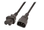 Maitinimo kabelio ilgintuvas EFB C14&ndash;C15, 2 m, juodas (EK585.2V2)