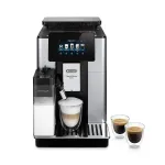 Automatinis kavos aparatas De'Longhi PrimaDonna Soul ECAM612.55.SB, 18 gėrimų, sidabrinis (ECAM612.55.SB)