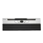 Ergonominė pelė Contour RollerMouse Go, belaidė, Bluetooth ir USB, juoda su sidabru (CDRMGO10000)