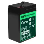 AGM akumuliatorius Green Cell 6 V 5 Ah, VRLA, Faston 187 (F1) (AGM11)