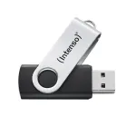 USB atmintinė Intenso Office Line, 128 GB, USB 3.2 Gen 1x1, sidabrinė-juoda (3543491)