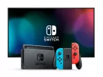 Žaidimų konsolė Nintendo Switch, neoninė raudona ir mėlyna