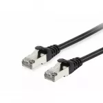 Equip Komutacinis kabelis Cat6 S/FTP 2xRJ45 50.00m Juodas LSZH polietileno mai&scaron;elis